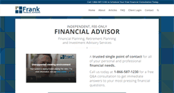 Desktop Screenshot of frankfinancialadvisors.com