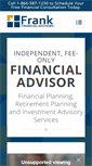 Mobile Screenshot of frankfinancialadvisors.com